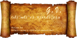 Gömöri Viktória névjegykártya