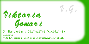viktoria gomori business card